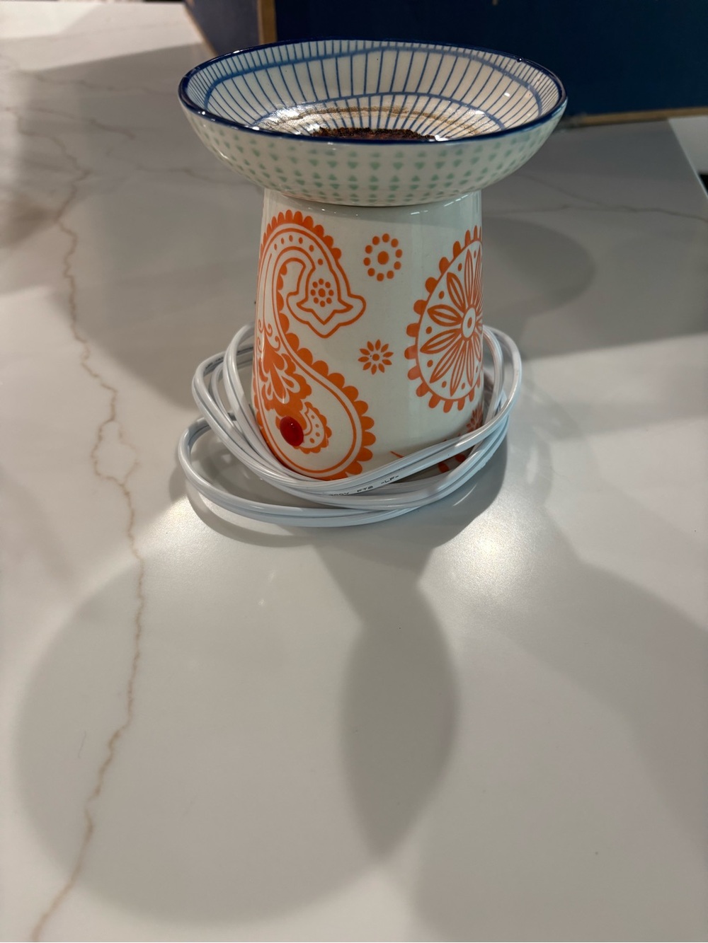 Scentsy Orange and Blue Electric Warmer